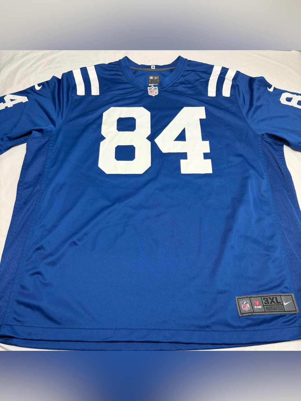 Nike NFL Indianapolis Colts Tyler Warren #84 Jersey Mens 3XL Blue
